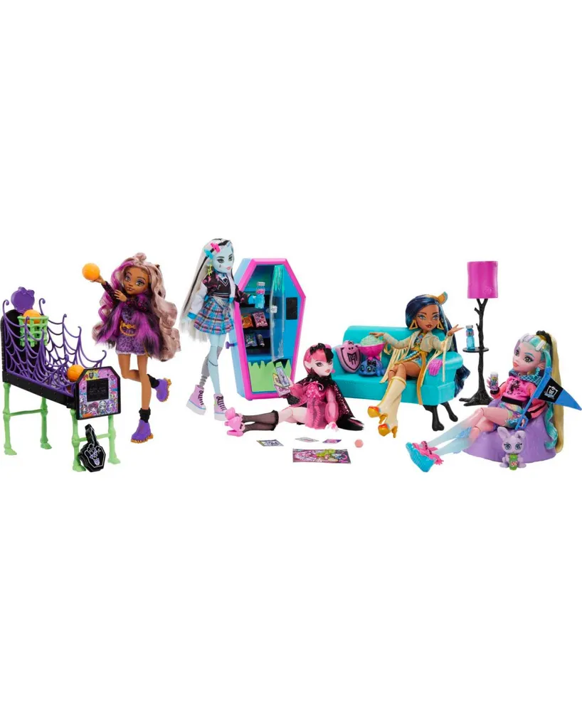 Monster High Student Lounge Play Set, Furniture and Accessories - Multi