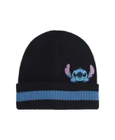 Disney Lilo & Stitch Peeking Striped Beanie