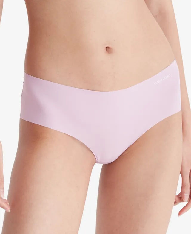 Calvin Klein Women's Invisibles High-waist Thong Underwear Qd3864 In Dapple  Gray