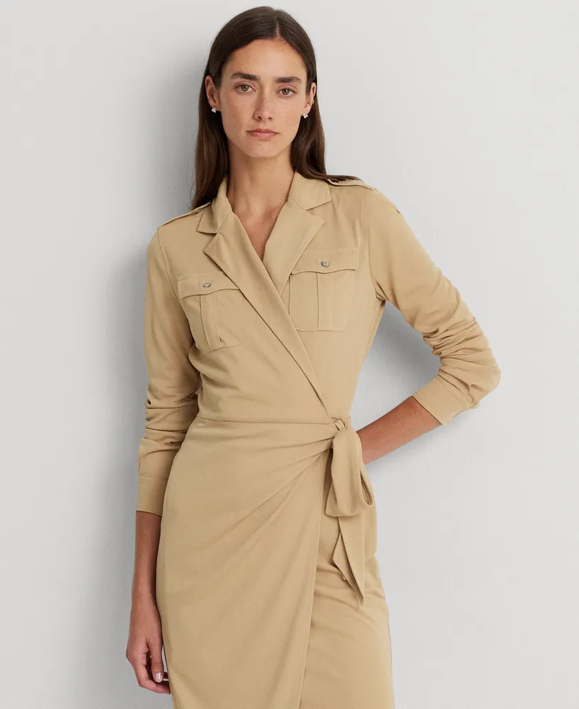 Lauren Ralph Lauren Women's Stretch Jersey Wrap Dress