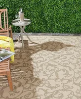 Safavieh Courtyard CY2653 Natural and Olive 2' x 3'7" Outdoor Area Rug