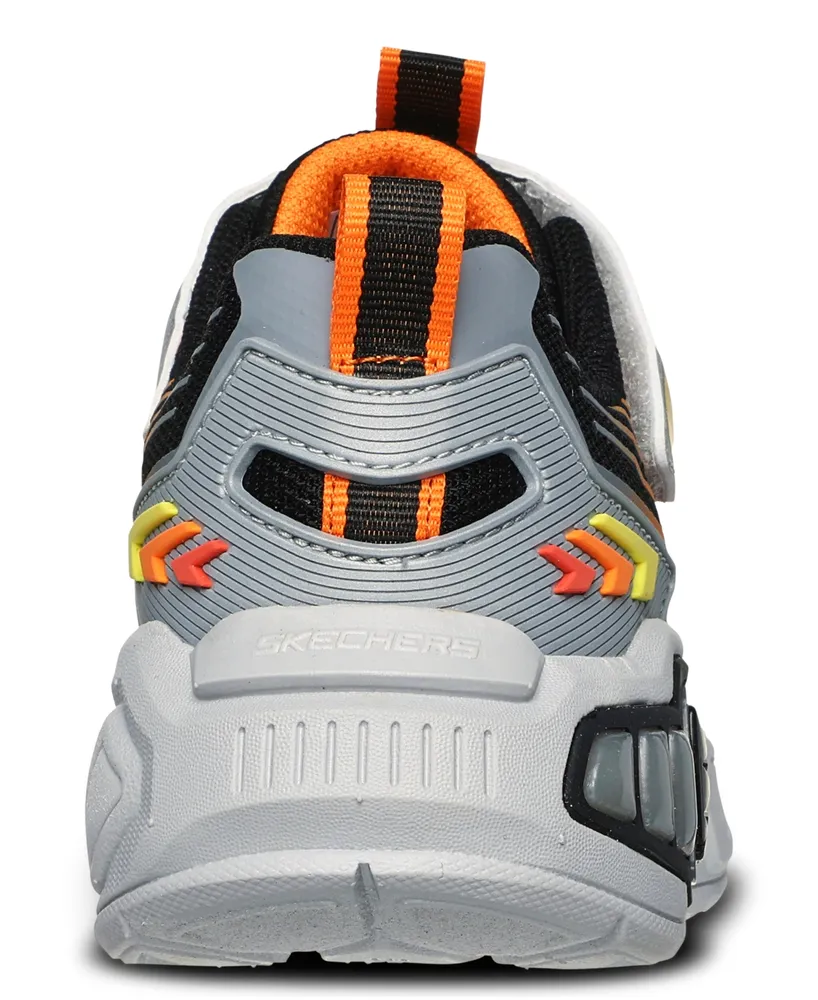 Skechers Little Boys Lights- Light Storm 3.0 Light-Up Adjustable Strap Closure Athletic Sneakers from Finish Line