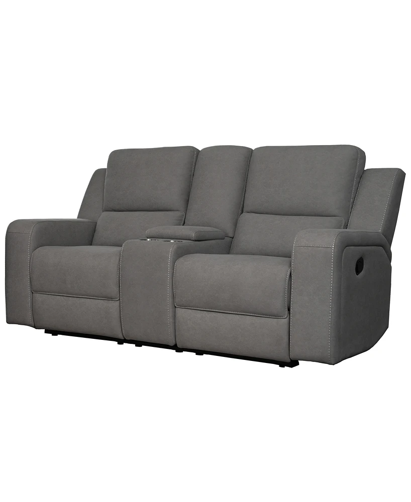 Maggie 82" Fabric Manual Reclining Loveseat