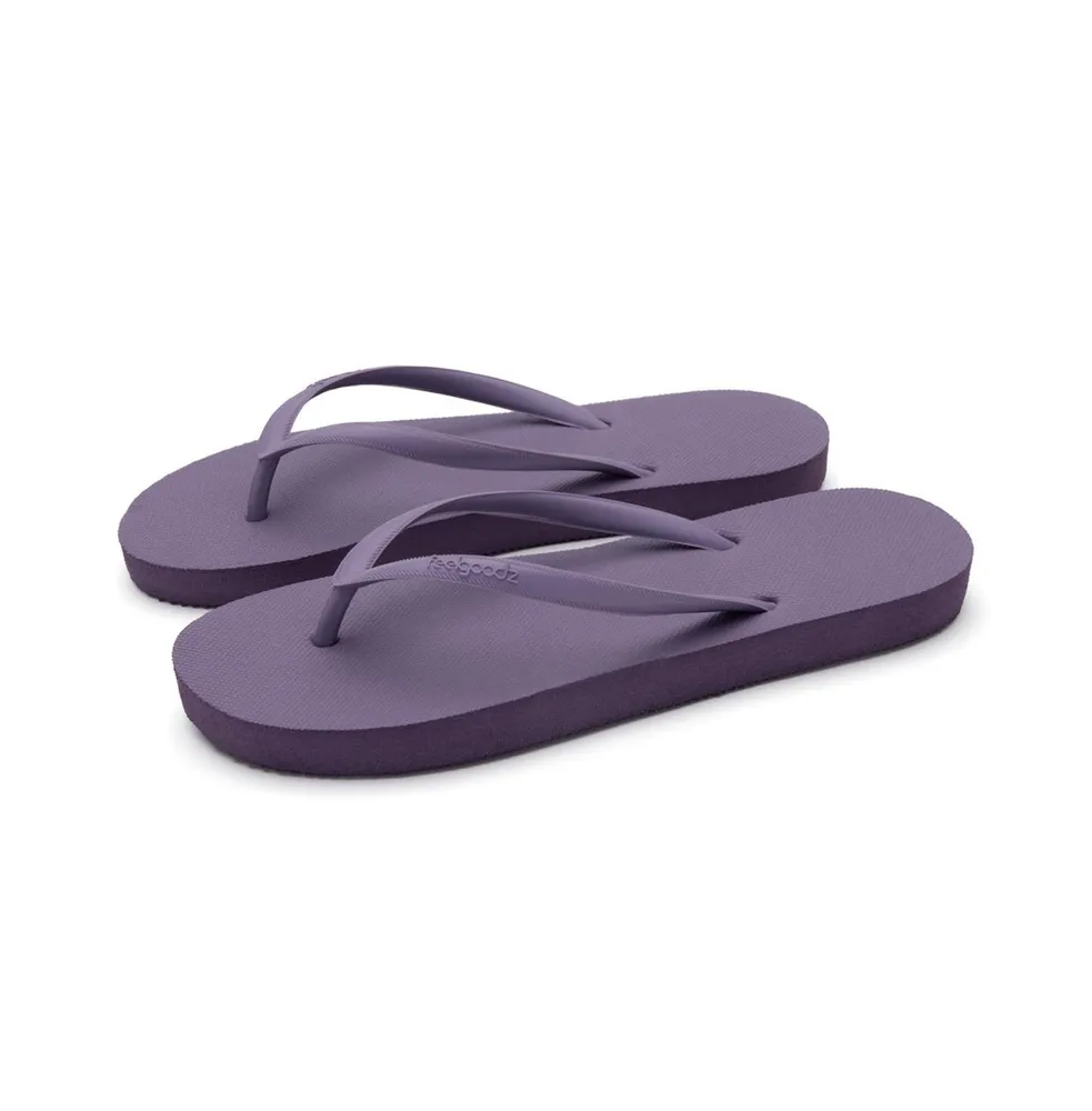 Feelgoodz Women's Slimz Core Natural Rubber Flip-Flop Thong Sandals