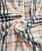 Lucky Brand Camper Plaid Cozy Plush Throw, 50" x 70"