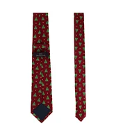 Trafalgar Oh Christmas Tree Novelty Silk Necktie