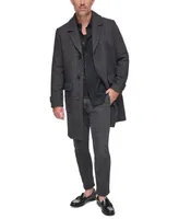 Marc New York Men's Wexford Herringbone Overcoat