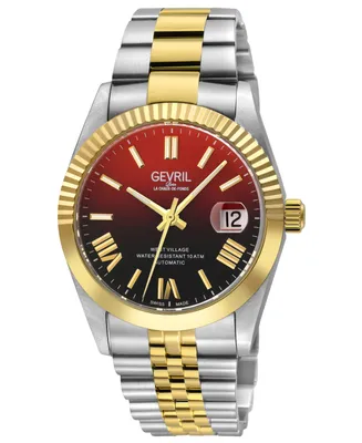 Gevril Men's West Village Fusion Elite Two-Tone Stainless Steel Watch 40mm