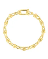 And Now This Silver-Plated or 18K Gold-Plated Ball Link Bracelet