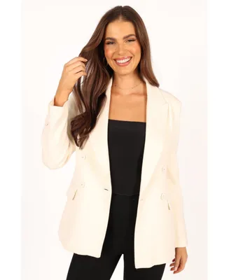 Petal and Pup Womens Lillian Button Front Blazer