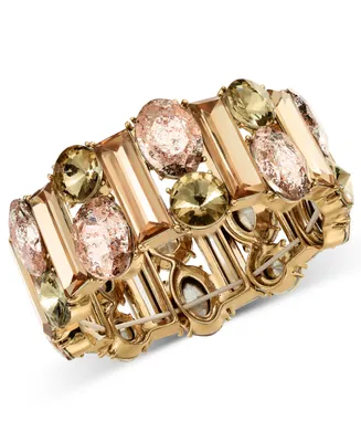 I.n.c. International Concepts Mixed Stone Stretch Bracelet, Created for Macy's