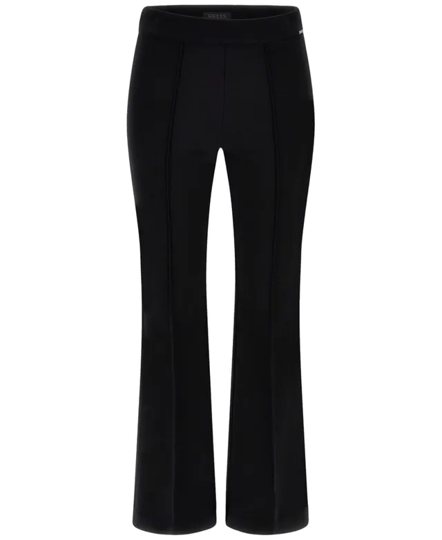 Extra High-Waisted Velvet Trouser Flare Pants for Women