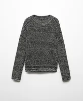 Mango Women's Flecked Cotton-Blend Sweater