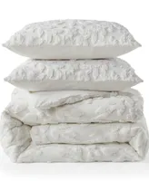 Peri Home Chenille Laurel 3-Pc Duvet Cover Set, Full/Queen