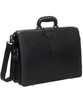 Mancini Men's Buffalo Luxurious Litigator Briefcase Pocket for 17.3" Laptop