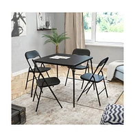 Emma+Oliver 5 Piece Folding Card Table And Chair Set