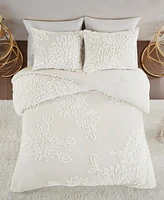 Madison Park Veronica Floral Tufted 3-Pc. Comforter Set