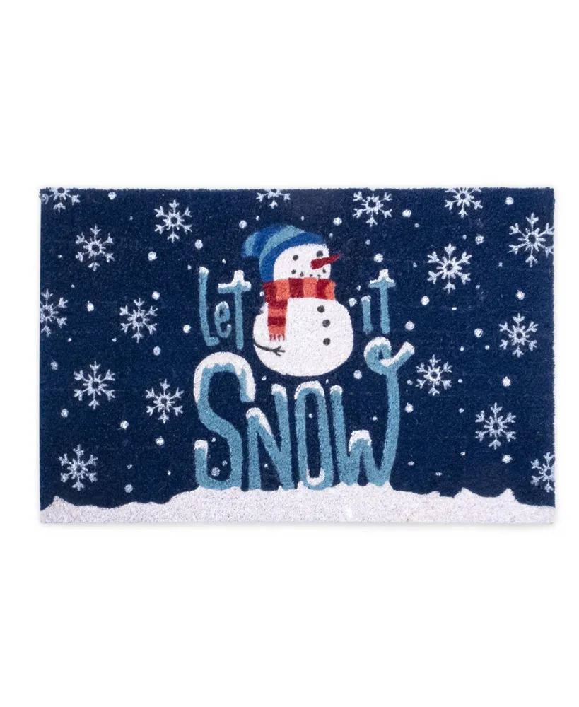 let it snow doormat – freckled lemons