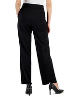 Bar Iii Women's Bi-Stretch Wide-Leg Pants, Created for Macy's