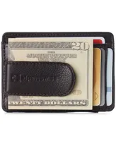 Alpine Swiss Mens Rfid Money Clip Leather Minimalist Wallet Card Case Id Window