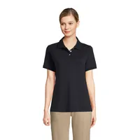 Lands' End Women's Short Sleeve Interlock Polo Shirt