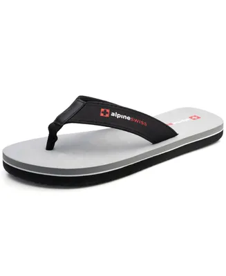 Alpine Swiss Mens Flip Flops Beach Sandals Eva Sole Lightweight Comfort Thongs
