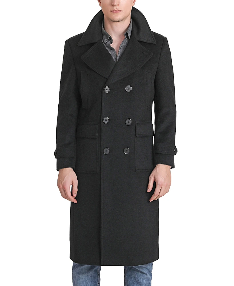 Landing Leathers Men Peter Wool Blend Long Walker Coat