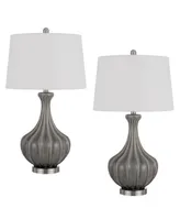 28.5" Height Ceramic Table Lamp Set