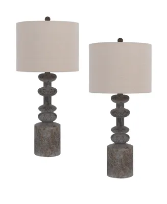 31" Height Resin Table Lamp Set