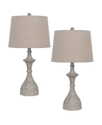 27" Height Resin Table Lamp Set