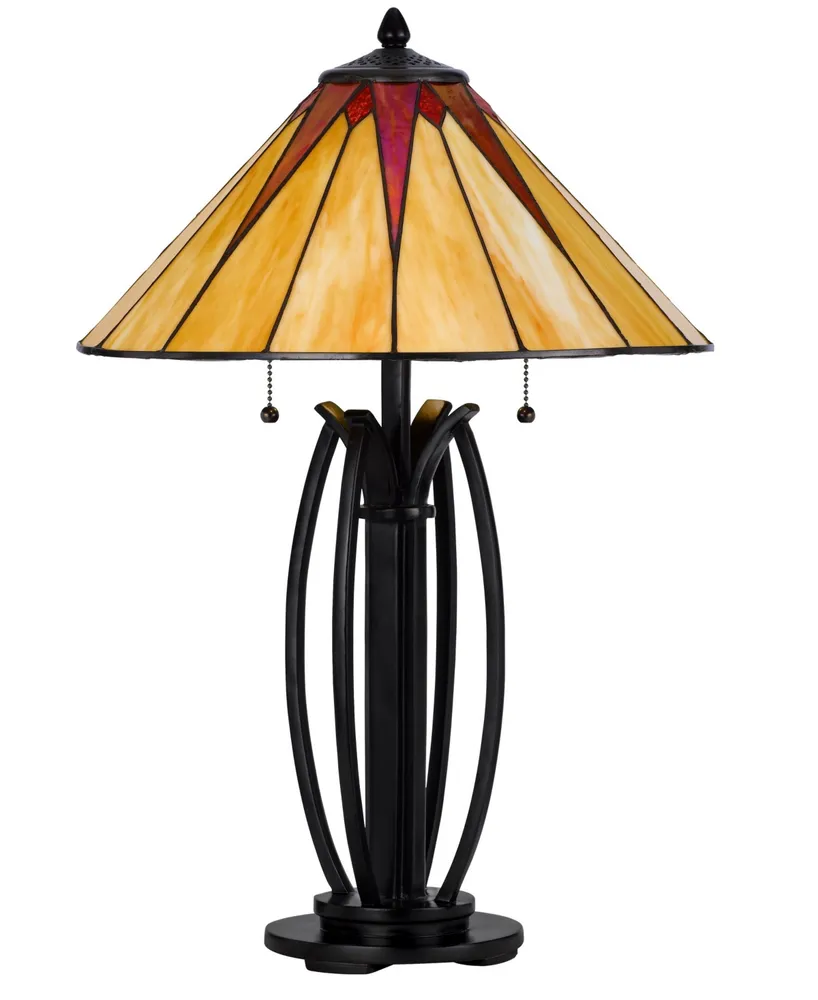 25" Height Metal and Resin Table Lamp