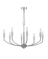 Maxton 8 Light 19" Height Metal Chandelier