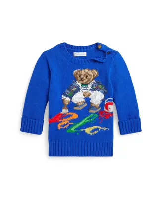 Polo Ralph Lauren Baby Boys Polo Bear Cotton Sweater