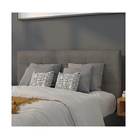 Button Tufted Full Upholstered Headboard