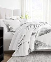 ienjoy Home Ultra Soft Diamond Stripe -Pc. Comforter Set