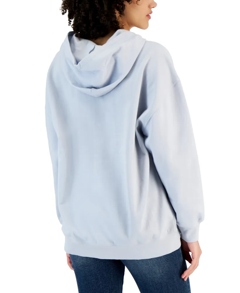 Rebellious One Juniors' Long-Sleeve Hooded Butterfly Sweatshirt