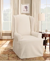 Sure Fit Duck 1-Pc Wing Chair Slipcover, 45" x 32"