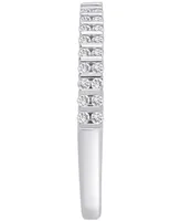 Diamond Double Row Bar Band (1/4 ct. t.w.) in Platinum