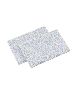Laura Ashley 200 Thread Count Cotton Percale Pillowcase Pair, Standard