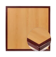 24" Square 2-Tone High-Gloss Resin Table Top With 2" Thick Drop-Lip