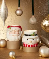 Lenox Snowman Figural Porcelain Tealight Candle Holder