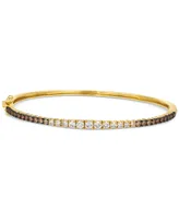 Le Vian Ombre Chocolate Diamond Bangle Bracelet (1-1/3 ct. t.w.) 14k Gold (Also Available Rose and White Gold)