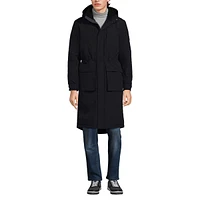 Lands' End Men's Squall Waterproof Insulated Winter Stadium Coat