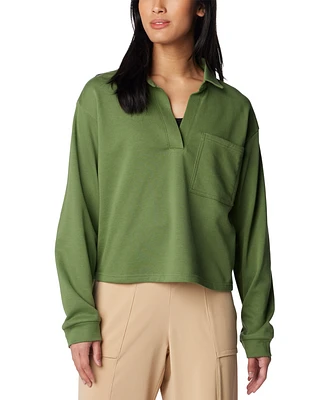 Columbia Women's Trek Collared Crew Long-Sleeve Top