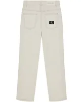 Calvin Klein Big Boys Baggy Griege Denim Jeans