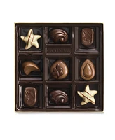 Godiva Ballotin Assorted Chocolate Gold-Tone Ribbon Gift Box, 9 Piece