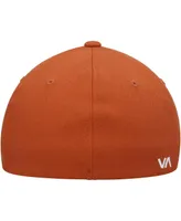 Men's Rvca Orange Flex Fit Hat