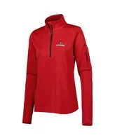 Women's Columbia Red Georgia Bulldogs Park View Omni-Wick Half-Zip Top