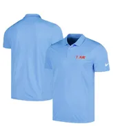 Men's Nike Light Blue Tour Championship Performance Victory Polo Shirt