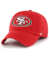 Men's '47 Brand Scarlet San Francisco 49ers Franchise Logo Fitted Hat